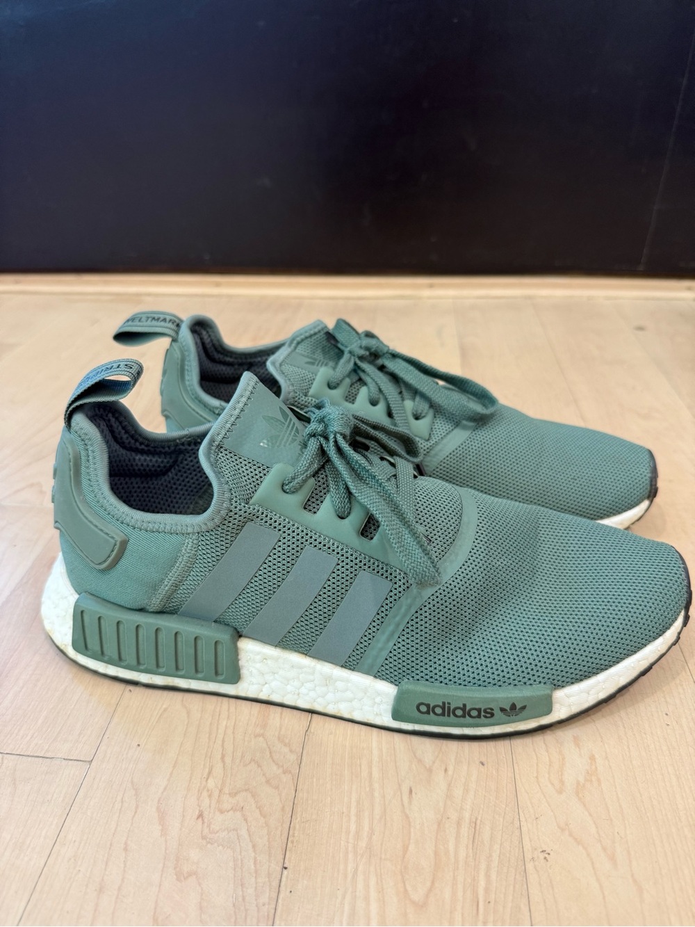 adidas Men’s Green NMD_R1 Athletic Sneakers